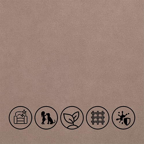 Luxe Soft Nubuck Fabric

EasyCare, Eco Friendly, Family Friendly, Durable, Stain Resistant

Composition: 41% Polyester, 32% Polyamide, 17% Cotton, 10% Nylon

Nubuck Aquaclean is a sustainable, soft nubuck fabric with a gentle nap, offering a warm, tactile feel. Aquaclean technology ensures even tough stains can be removed with just water, combining eco-consciousness, luxury, and practical everyday performance.